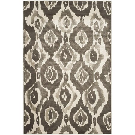 Safavieh Porcello Medium Rectangle Area Rug Ivory & Dark Grey - 5 ft. - 2 in. x 7 ft. - 6 in. PRL7736A-5